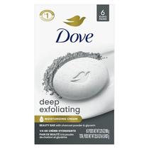 Sabonete em barra de beleza Dove Deep Esfoliante em Pó 6x100g