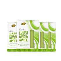 Sabonete em barra de limpeza Dove Plant Milk Ammond & Green Apple 4x