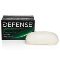 Sabonete em barra Defense Soap All Natural Peppermint, pacote com 2 unidades para homens