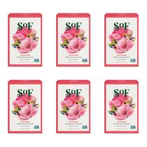 Sabonete em barra do sul da França Wild Rose 180 ml x 6 vegano não transgênico Sabonete em barra do sul da França Wild Rose 180 ml x 6 vegano não transgênico