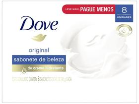 Sabonete em Barra Dove Branco - 90g 8 Unidades