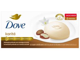 Sabonete em Barra Dove Karite e Baunilha 6 unidades Sabonete em Barra Dove Karite e Baunilha 6 unidades
