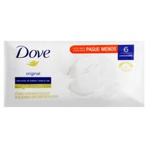 Sabonete Em Barra Dove Original Pack Com 6 Unidades 90g - Unilever