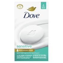 Sabonete em barra Dove Sensitive Beauty 6 barras, 111 ml, sem perfume