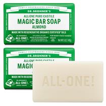Sabonete em Barra Dr. Bronner's Pure-Castile Amêndoa 2 Unidades 140g Sabonete em Barra Dr. Bronner's Pure-Castile Amêndoa 2 Unidades 140g