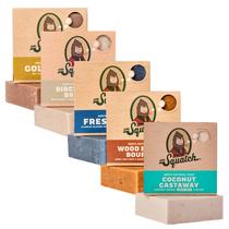 Sabonete em Barra Dr. Squatch All Natural para Homens - Pacote com 5 Barras Variadas Sabonete em Barra Dr. Squatch All Natural para Homens - Pacote com 5 Barras Variadas