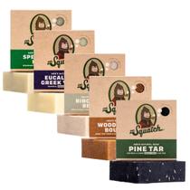 Sabonete em Barra Dr. Squatch All Natural para Homens - Pacote com 5 Barras Variadas Sabonete em Barra Dr. Squatch All Natural para Homens - Pacote com 5 Barras Variadas