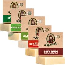 Sabonete em barra Dr. Squatch All Natural para homens, pacote variado de 5 barras Sabonete em barra Dr. Squatch All Natural para homens, pacote variado de 5 barras