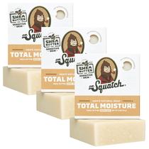 Sabonete em barra Dr. Squatch Total Moisture Shea Butter 150mL, pacote com 3 Sabonete em barra Dr. Squatch Total Moisture Shea Butter 150mL, pacote com 3