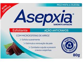 Sabonete em Barra Facial Asepxia - Esfoliante 80g Sabonete em Barra Facial Asepxia - Esfoliante 80g