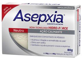 Sabonete em Barra Facial Asepxia Neutro Ação - Calmante 80g Sabonete em Barra Facial Asepxia Neutro Ação - Calmante 80g