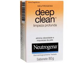 Sabonete em Barra Facial Neutrogena - Deep Clean Limpeza Profunda 80g