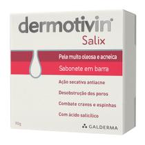 Sabonete em Barra Facial para Pele Muito Oleosa e Acneica Dermotivin Salix