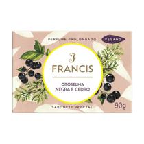 Sabonete Em Barra Francis Groselha Negra E Cedro 90g Sabonete Em Barra Francis Groselha Negra E Cedro 90g