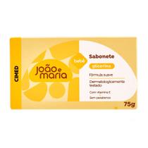 Sabonete em Barra Glicerina Cimed Bebê João e Maria 75g