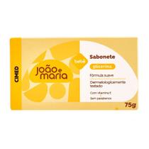 Sabonete Em Barra Glicerina João e Maria Bebê Cimed 75g