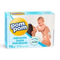 Sabonete em Barra Infantil Pom Pom Loção Hidratante 70g