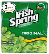 Sabonete em Barra Irish Spring Original Scent (Pacote com 3 Unidades) - 111ml