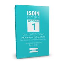 Sabonete em Barra Isdin Oily Skin Acniben 1 Antioliosidade Oil Control Soap 80g