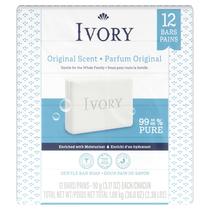 Sabonete em Barra Ivory Original 12 Unidades de 90 g Cada