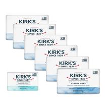 Sabonete em Barra Kirk's Castile Óleo de Coco 113g Kit com 6 Unidades + Viagem