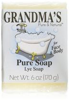 Sabonete em barra LDREAMAM Grandma's Pure Lye 170 ml sem perfume, pacote com 4 Sabonete em barra LDREAMAM Grandma's Pure Lye 170 ml sem perfume, pacote com 4