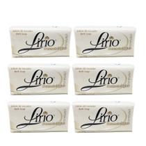 Sabonete em barra Lirio Dermatologico, enriquecido com glicerina, antibacteriano Sabonete em barra Lirio Dermatologico, enriquecido com glicerina, antibacteriano