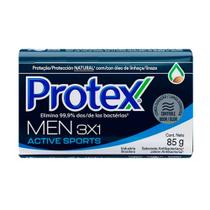 Sabonete em barra Men 3x1 Active Sports Protex 85g