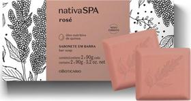 Sabonete em barra Nativa SPA Rosé 2 unidades - Boticário