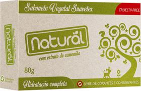 Sabonete em barra natural com extrato de camomila 80g - ORGÂNICO NATURAL