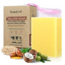 Sabonete em barra natural de sebo bovino OUKEYA 115g hidratante