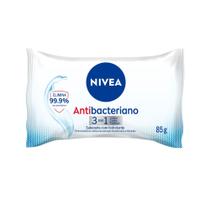 Sabonete em Barra Nivea Antibacteriano 3 em 1 85g Sabonete em Barra Nivea Antibacteriano 3 em 1 85g