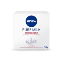 Sabonete Em Barra Nivea Pure Milk Sensitive 90G Sabonete Em Barra Nivea Pure Milk Sensitive 90G