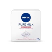 Sabonete em Barra NIVEA Pure Milk Sensitive 90g Sabonete em Barra NIVEA Pure Milk Sensitive 90g