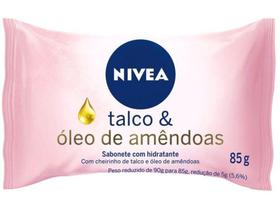 Sabonete em Barra Nivea Talco & Óleo de Amêndoas - 85g