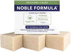 Sabonete em barra Noble Formula 2% de piritiona e zinco (ZnP), azeite de oliva Sabonete em barra Noble Formula 2% de piritiona e zinco (ZnP), azeite de oliva
