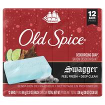 Sabonete em barra Old Spice Swagger para homens 93,8 ml (total de 12 barras)