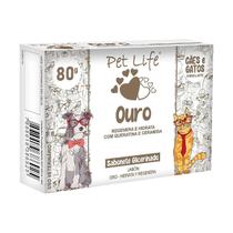 Sabonete Em Barra Ouro Para Pet 80g Pet Life