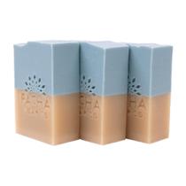 Sabonete em barra Pacha Soap Co. Sand & Sea Scent 113g, pacote com 3 Sabonete em barra Pacha Soap Co. Sand & Sea Scent 113g, pacote com 3