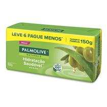 Sabonete em Barra Palmolive Naturals Hidratação Saudável 6un de 150g Leve Mais Pague Menos