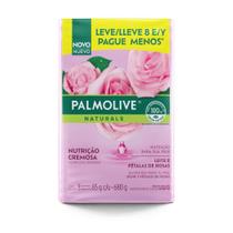 Sabonete em Barra Palmolive Naturals Nutrição Cremosa Leite e Pétalas de Rosa 85g