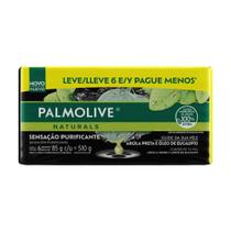 Sabonete em Barra Palmolive Naturals Sensação Purificante 6 unidades de 85g Promo Sabonete em Barra Palmolive Naturals Sensação Purificante 6 unidades de 85g Promo