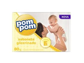 Sabonete em barra pom pom glicerinado Sabonete em barra pom pom glicerinado