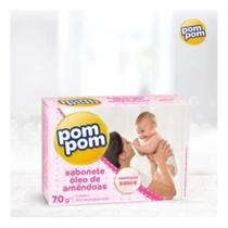 Sabonete Em Barra Pom Pom Para Bebês - 70g Sabonete Em Barra Pom Pom Para Bebês - 70g