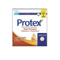 Sabonete em Barra Protex Nutri Protec Glicerina e Vitamina E com 3 Unidades de 85g cada
