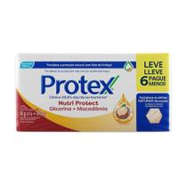 Sabonete em Barra Protex Nutri Protect Macadâmia e Glicerina - Embalagem com 6 Unidades Sabonete em Barra Protex Nutri Protect Macadâmia e Glicerina - Embalagem com 6 Unidades