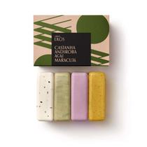 Sabonete em Barra Puro Vegetal Cremoso e Esfoliante Ekos 4un de 100g Sabonete em Barra Puro Vegetal Cremoso e Esfoliante Ekos 4un de 100g