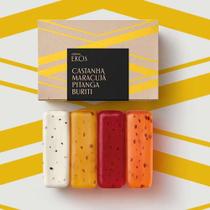 Sabonete em Barra Puro Vegetal Cremoso e Esfoliante Refrescante Ekos 4 un de 100 g Sabonete em Barra Puro Vegetal Cremoso e Esfoliante Refrescante Ekos 4 un de 100 g