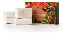 Sabonete Em Barra Puro Vegetal Cremoso Ekos Castanha Natura