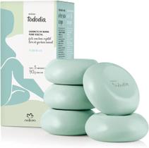 Sabonete em Barra Puro Vegetal flor de lis 90 g cada